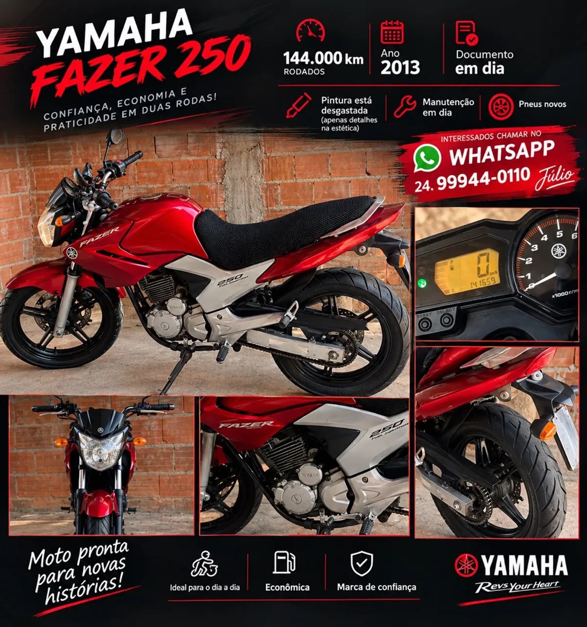 Fazer 250 vc - Foto 2