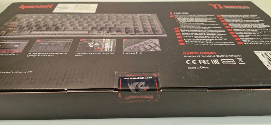 Teclado Mecânico Redragon TKL Low Profile - Foto 4