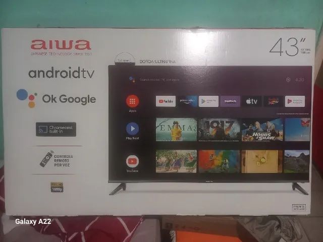 Tv aiwa 43' polegadas novinha  - Foto 5