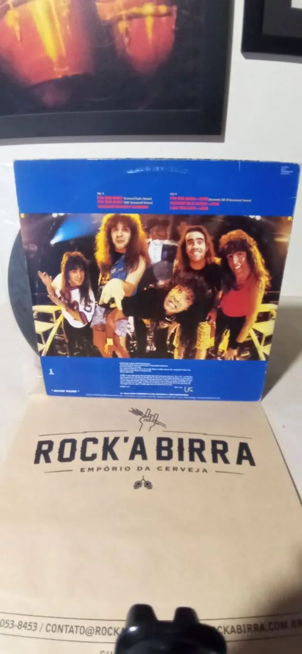 LP Vinil Anthrax - EP I'm The Man Thrash Metal nacional usado Rock disco de vinil - Foto 2