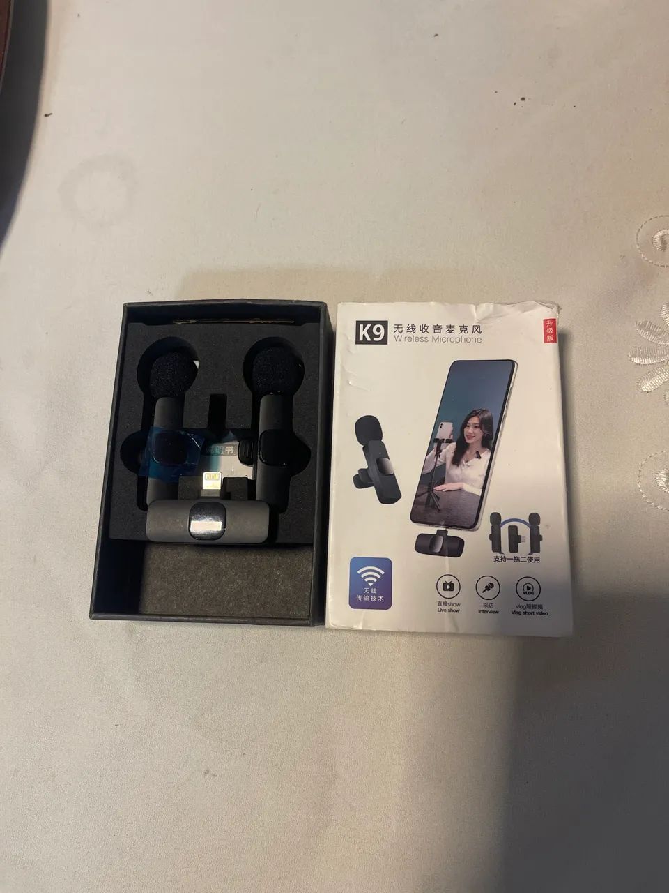 Microfone de lapela