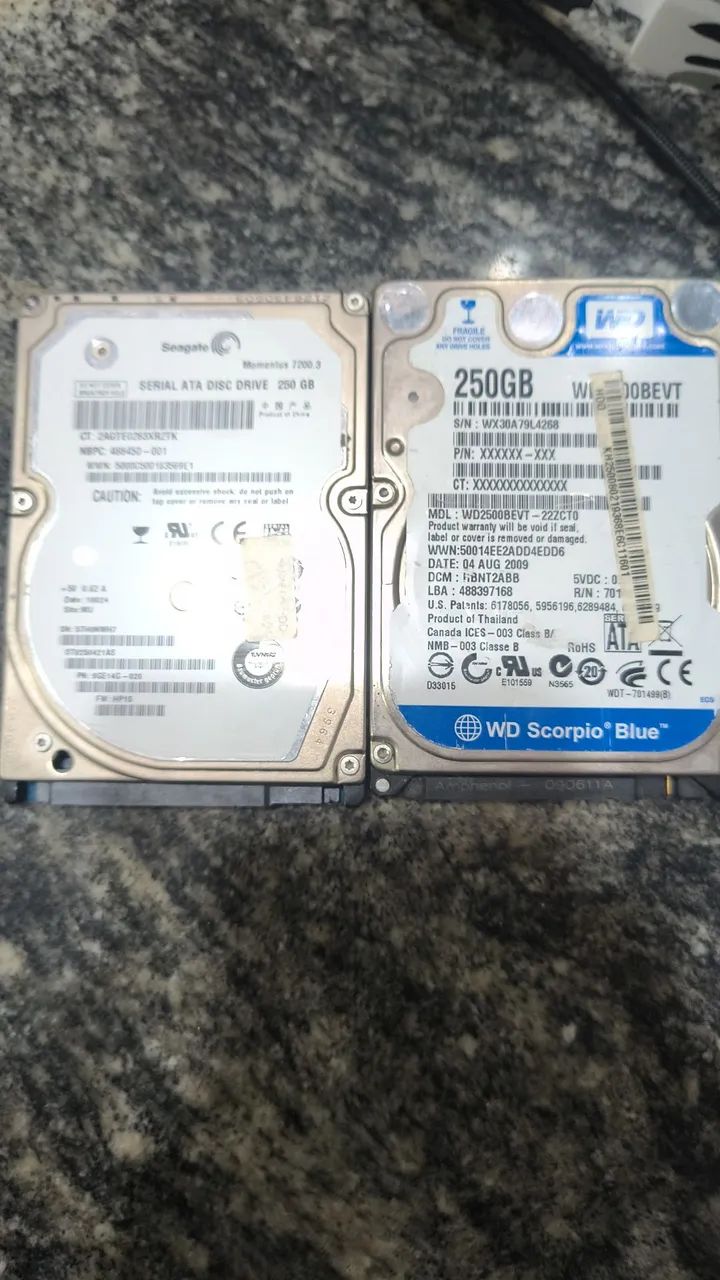 Hds né notebook de vários tamanhos ! - Foto 2