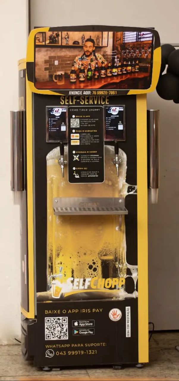 MAQUINA SELF-SERVICE DE CHOPP - OPORTUNIDADE DE RENDA EXTRA SEM FUNCIONÁRIOS  - Foto 2