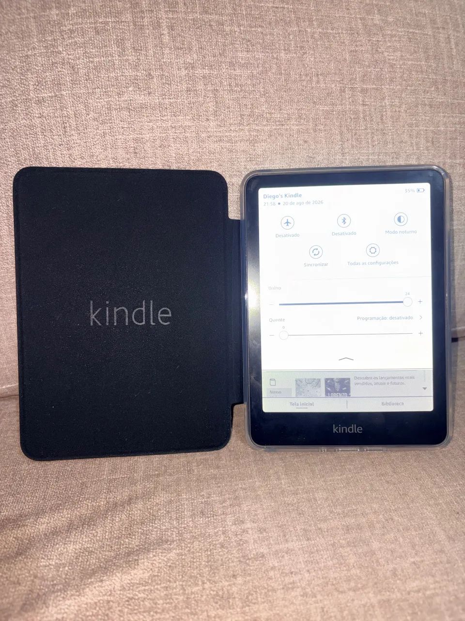 Kindle Paperwhite 12ª Geração (2024) 16GB - Menos de 1 Mês de Uso