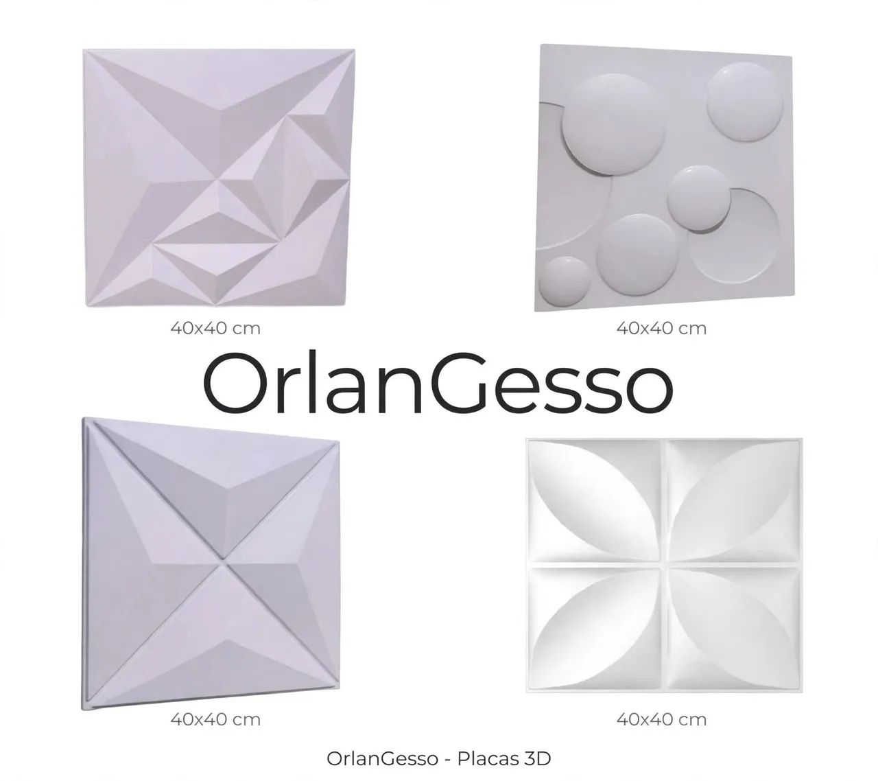 OrlanGesso   placa de gesso 3d  - Foto 3