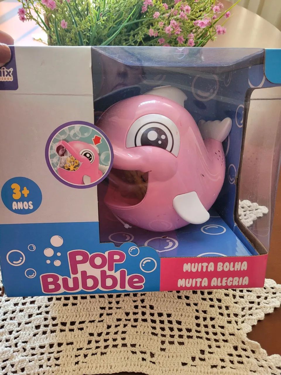 Maquina de bolinhas de sabão 