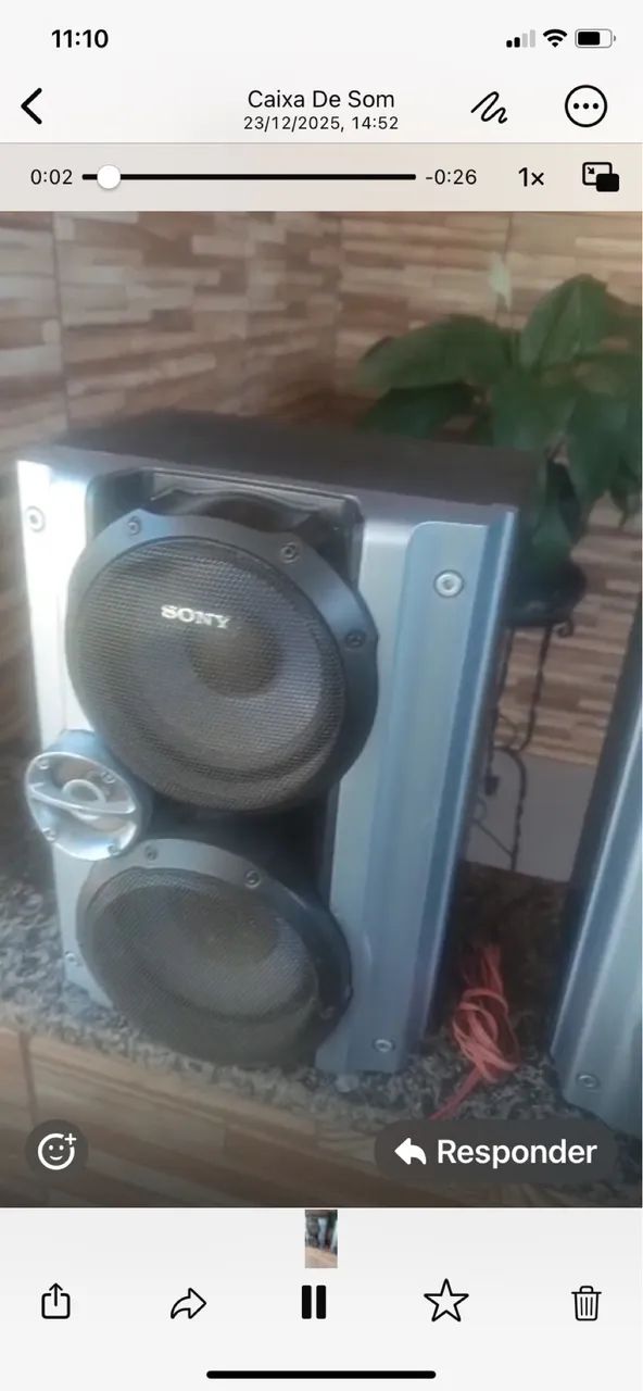 Vendo duas caixas de som marca Sony  - Foto 4