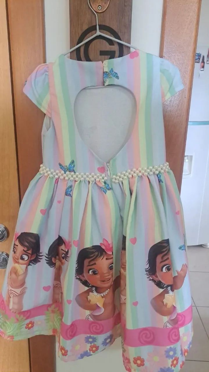 VESTIDO Moana Bebê 1-3 anos - Foto 2