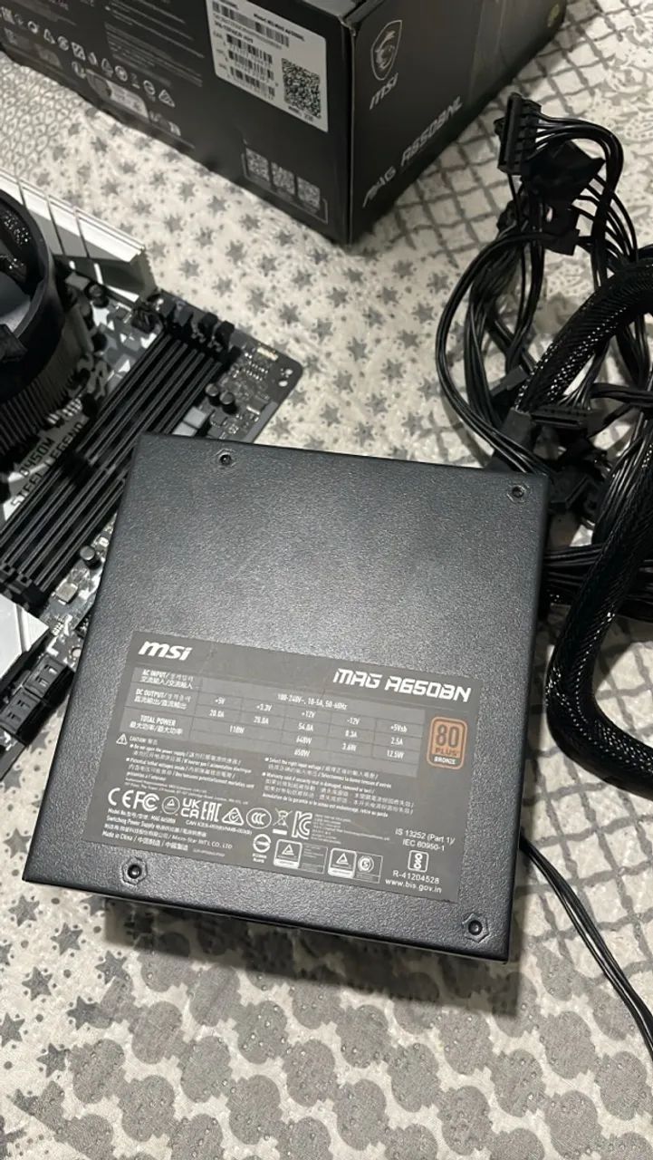 Placa mãe+ fonte e processador ryzen  - Foto 2