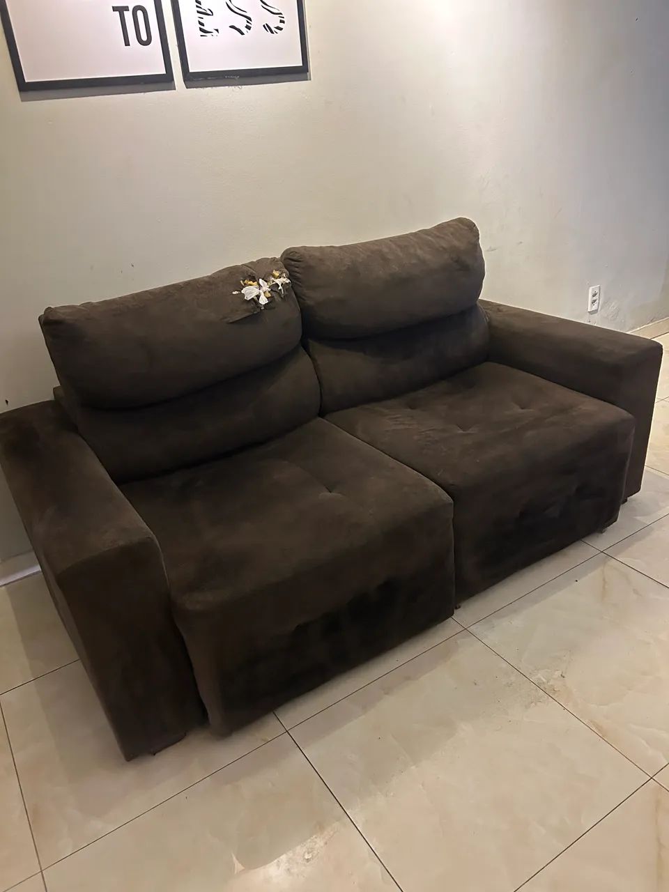 Sofá retrátil 2 lugares - Foto 2