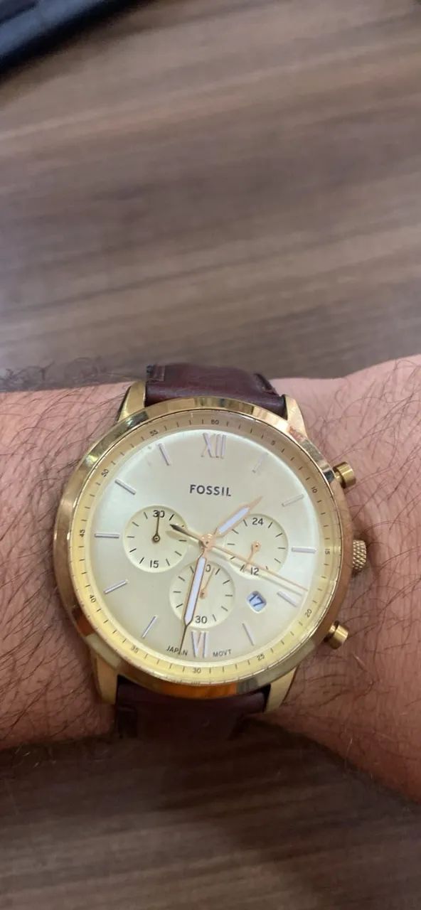 RELOGIO FOSSIL DOURADO - Foto 2