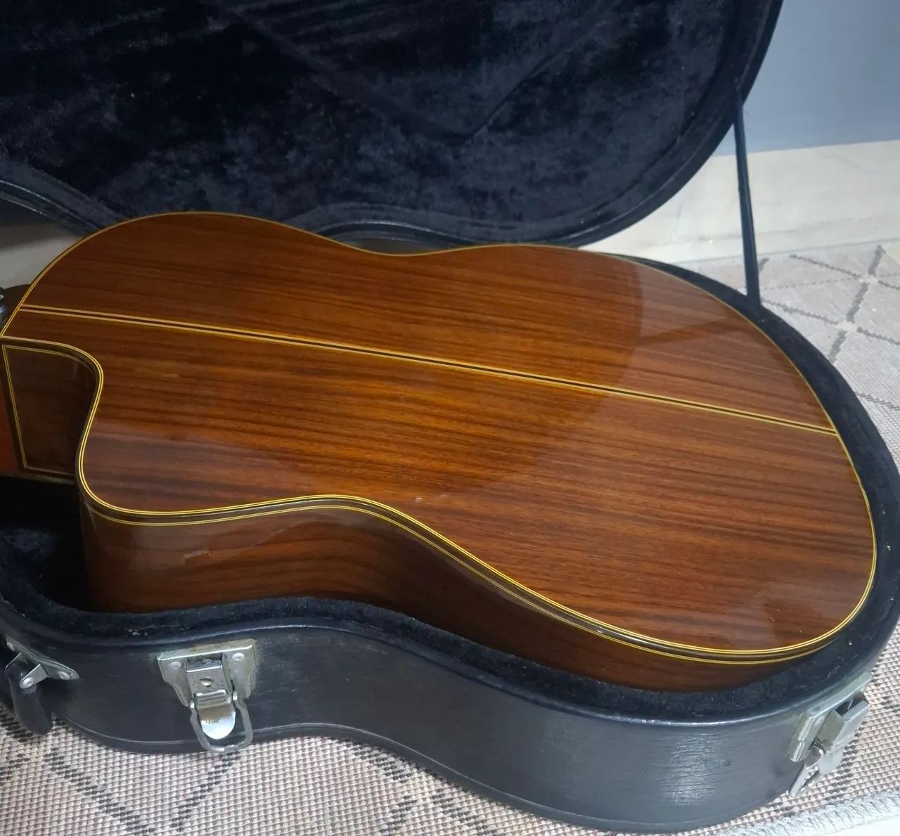 RARO!!! Violão Takamine CD132SC Clássico Japão, ano 2000, preamp DSP AD-1, case rígida  - Foto 6