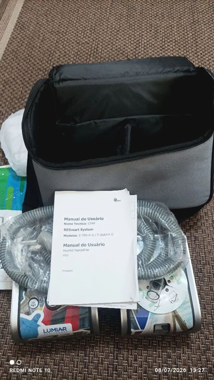 CPAP automático BMC com máscara nasal, filtro e bolsa - Foto 2