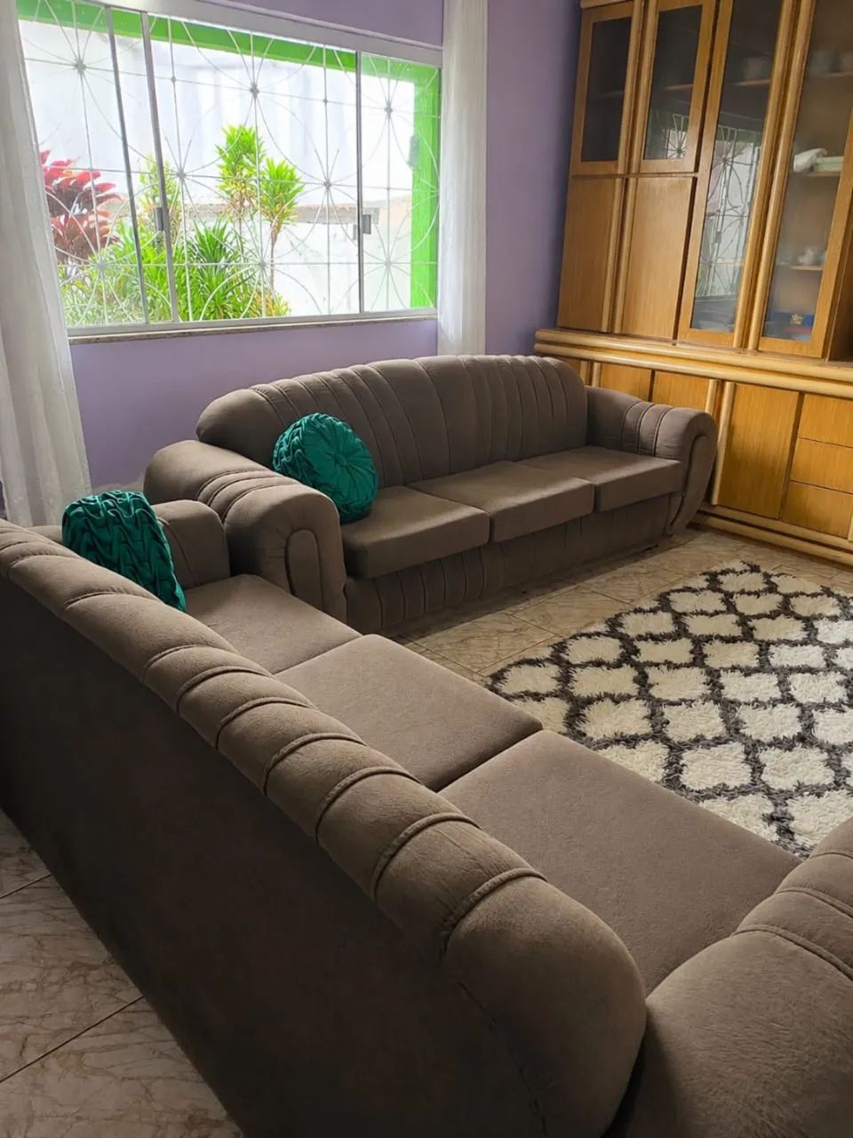 Conjunto 2 Sofás em Bom Estado - Foto 2