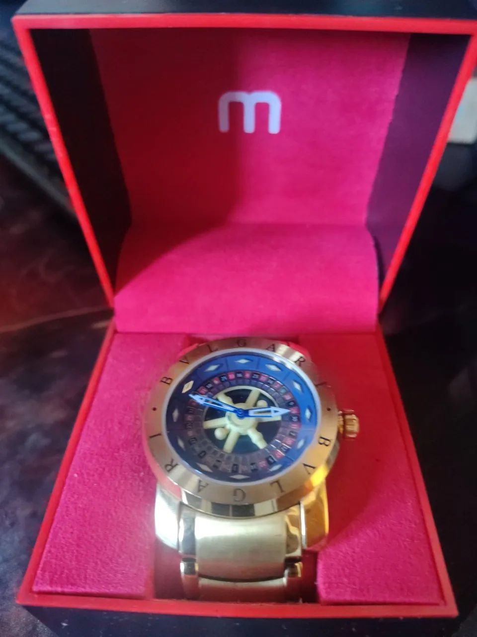 Relógio Bvlgari Dourado. - Foto 4