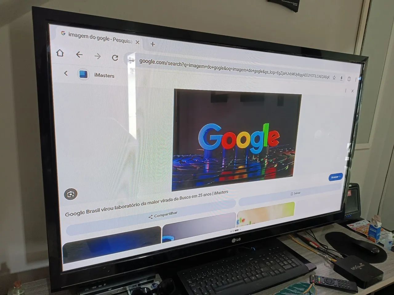 Monitor De Pcs e TV LG 55" Polegadas 2 Em 1 Com Teclado,Mouse e Controle Impecável  - Foto 4