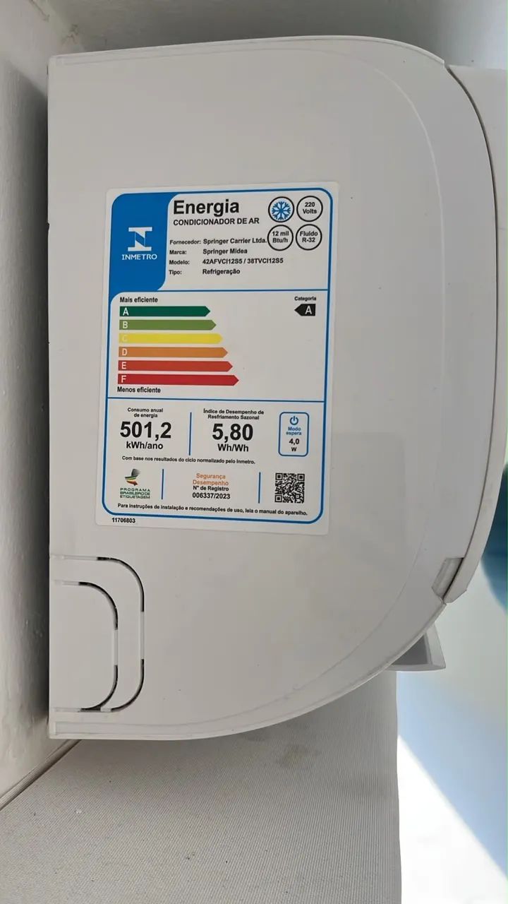 Ar condicionado split Midea 12.000btus  - Foto 2