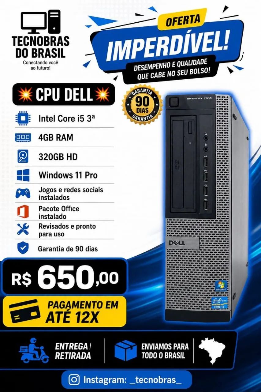 CPU Dell I5 3ª