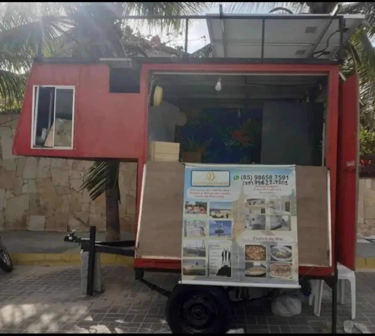 Trailer Emplacado todas profissões e motor casa ( Nunca Usado) - Foto 2