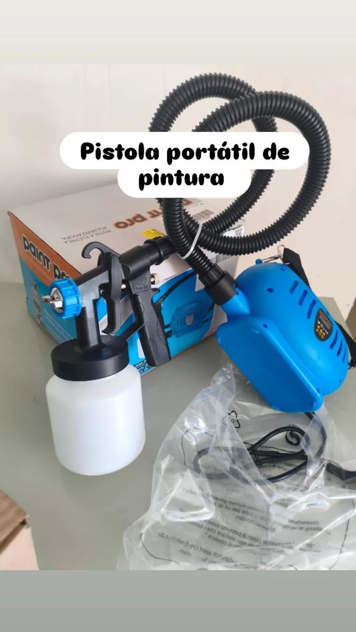 Mini compressor de pintura equipamento 