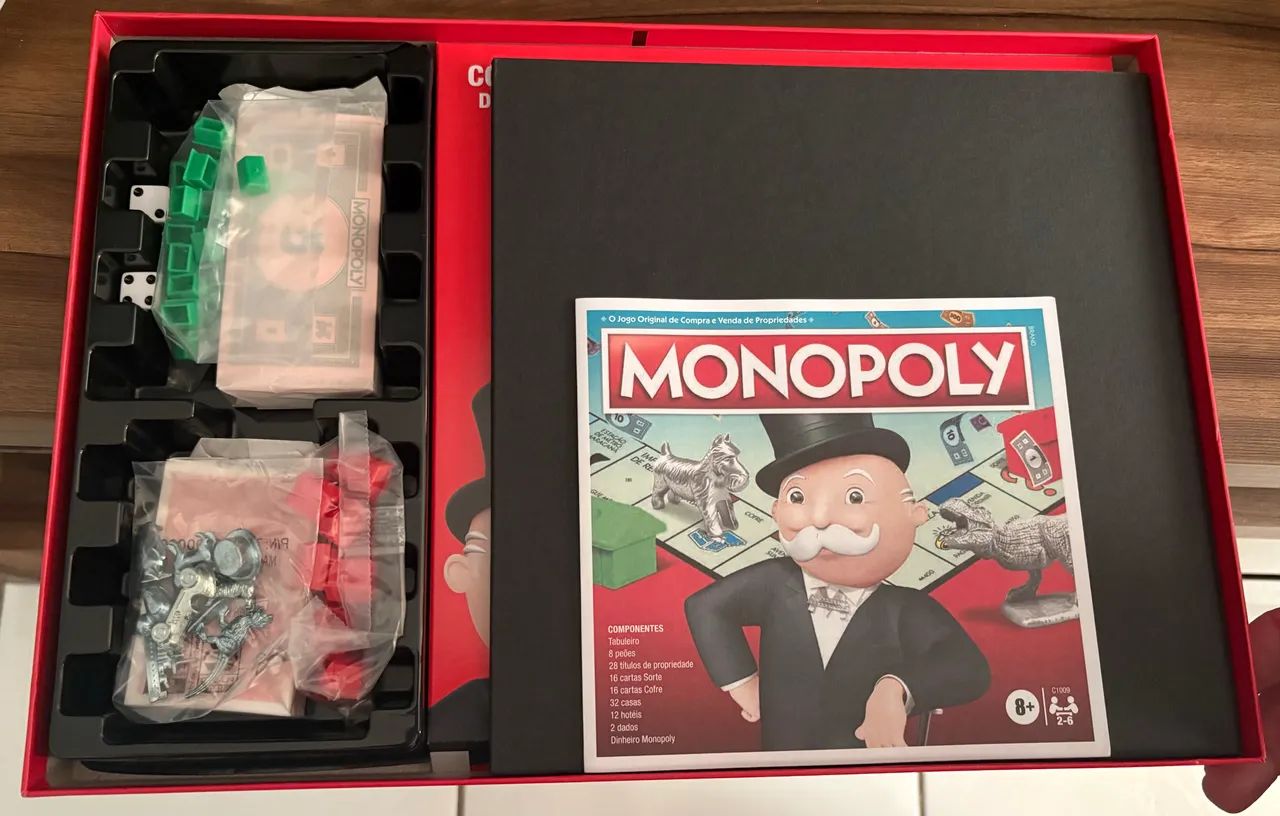 Monopoly Original Hasbro - Jogo de Tabuleiro Completo - Foto 3