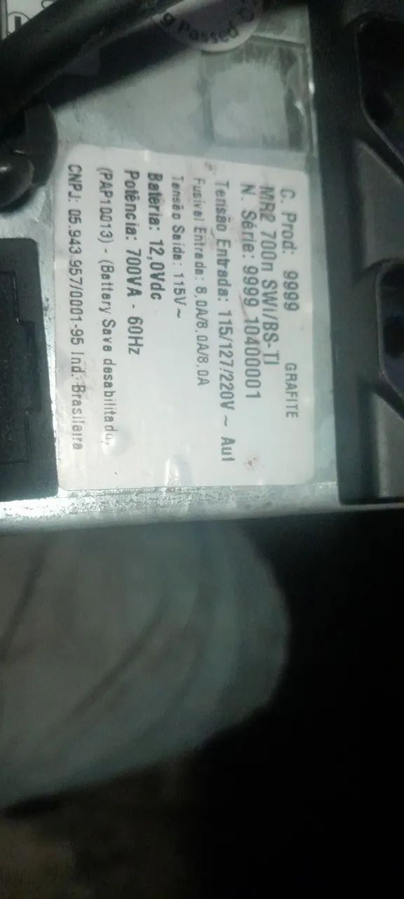 Transformador de nobreak Microplus 700VA