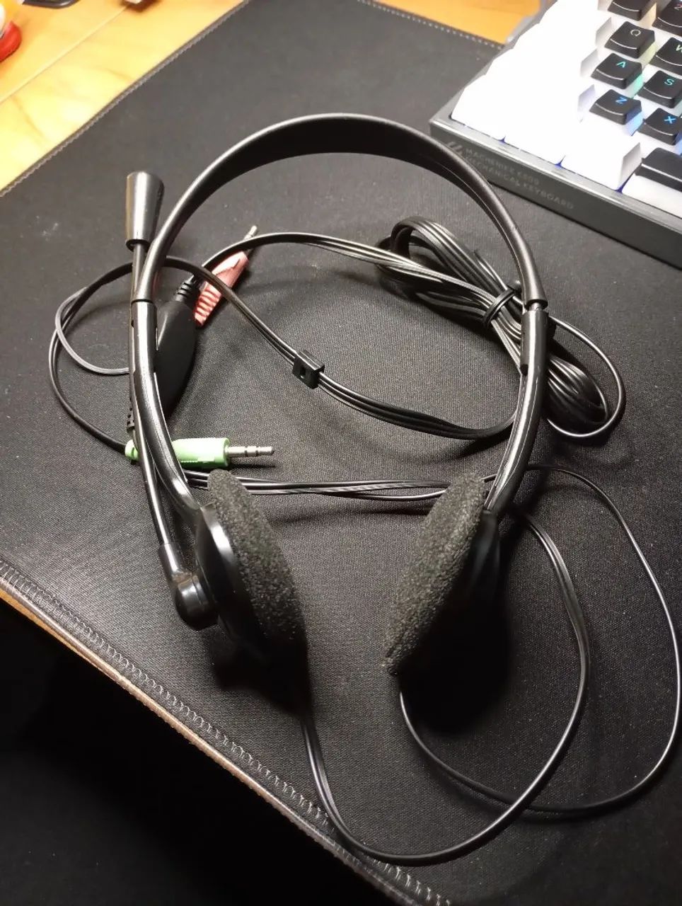 Fone de ouvido e microfone - Com Fio