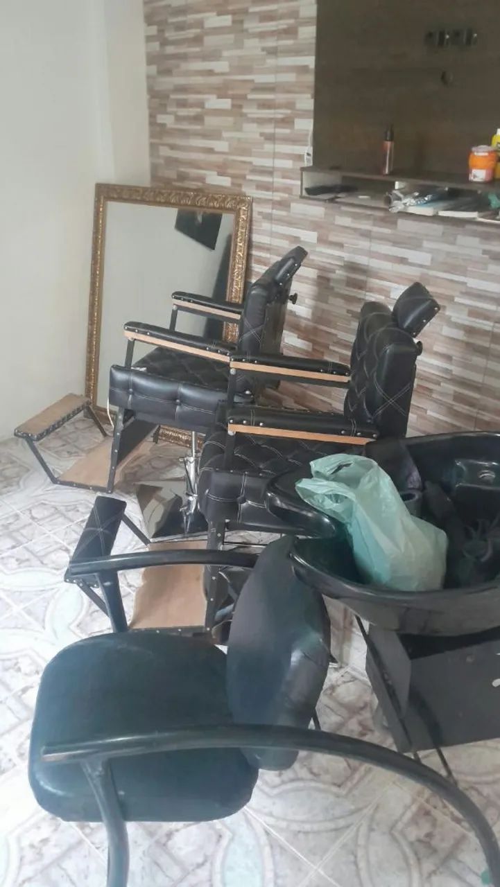 Cadeira de barbeira - Foto 4