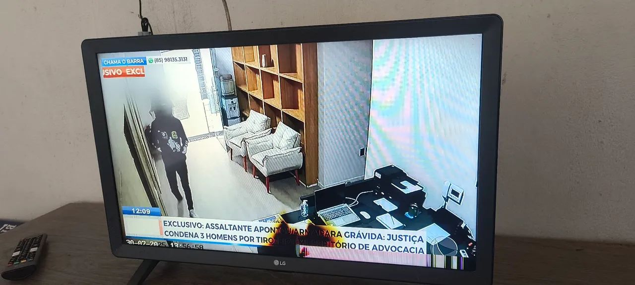 Televisão e monitor 