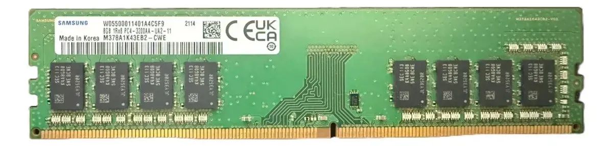 Samsung 8GB DDR4 2枚セット M378A1K43EB2-CWE Memória Ram Ddr4 Samsung 8gb 3200mhz M378a1k43eb2-cwe - Memória