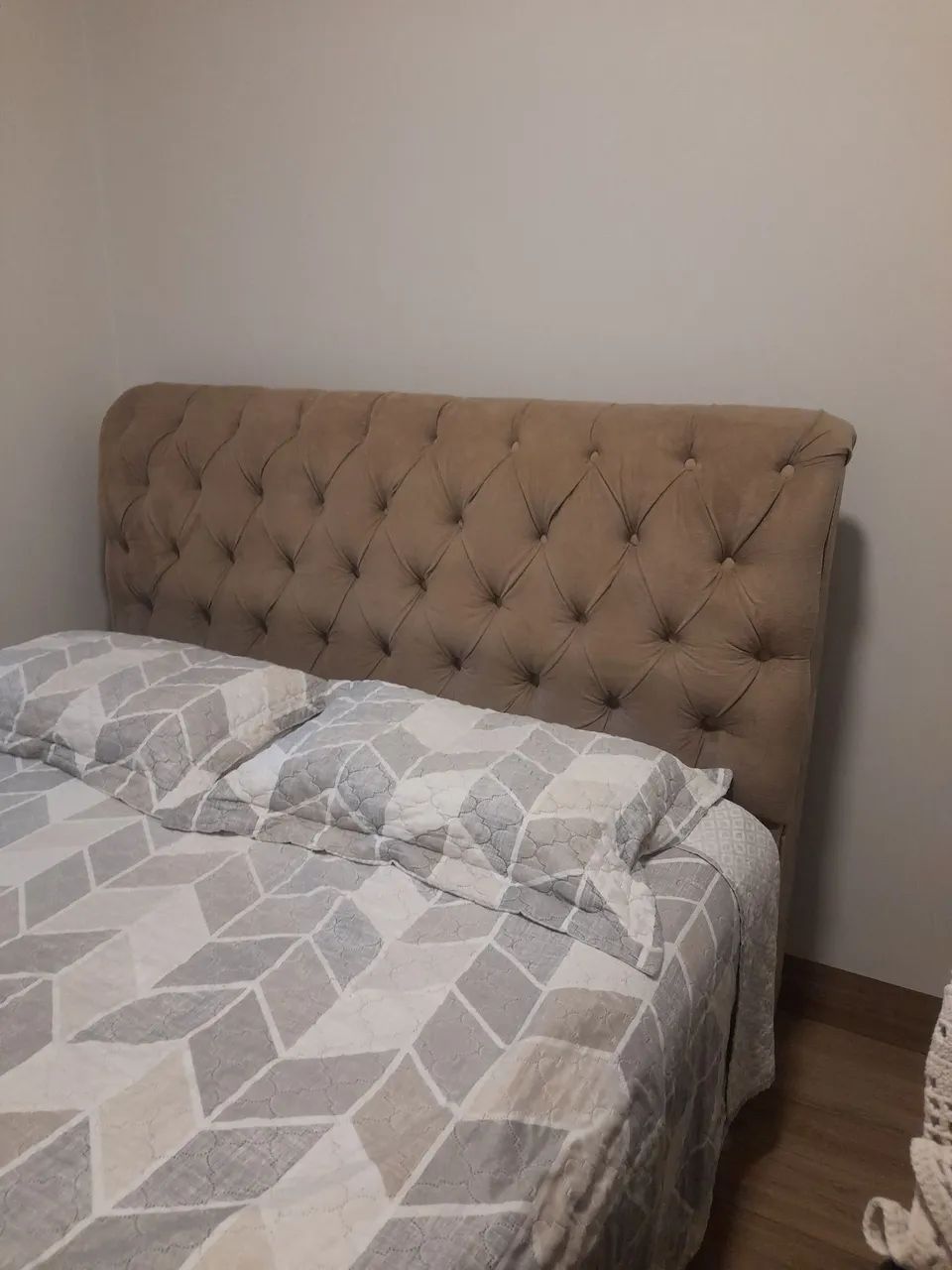 Cama com cabeceira e colchão  queen - Foto 2