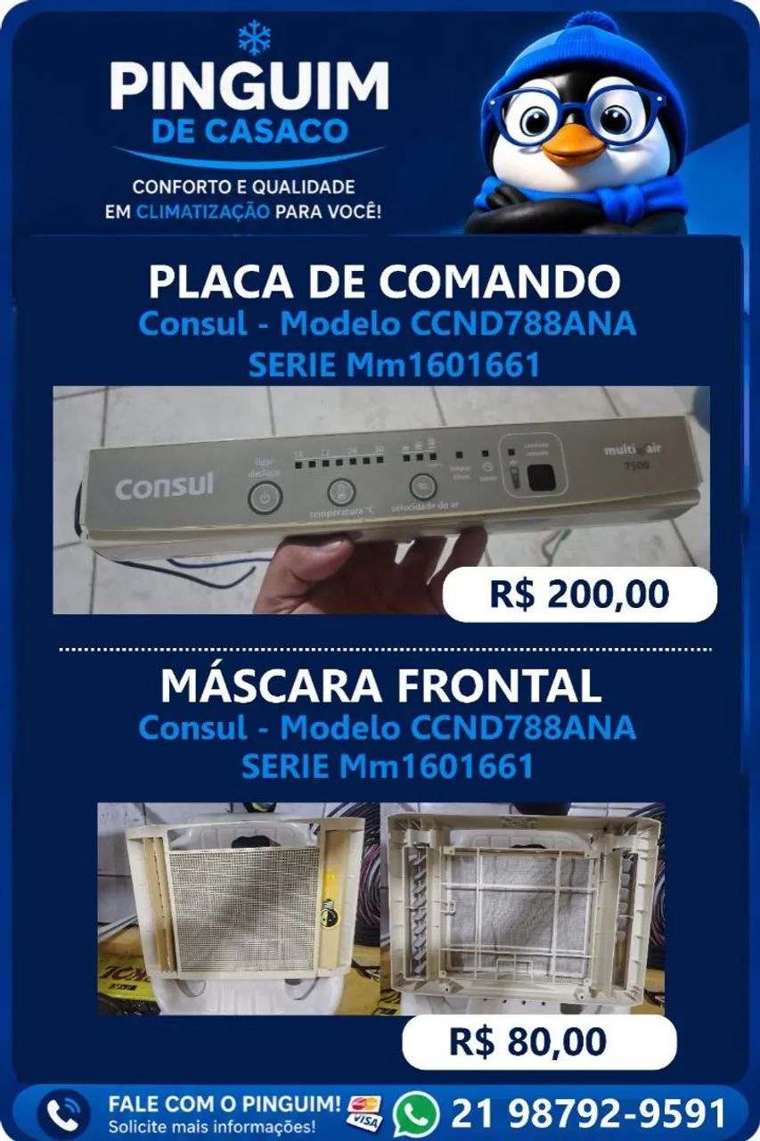 Painel de comando & mascara frontal 
