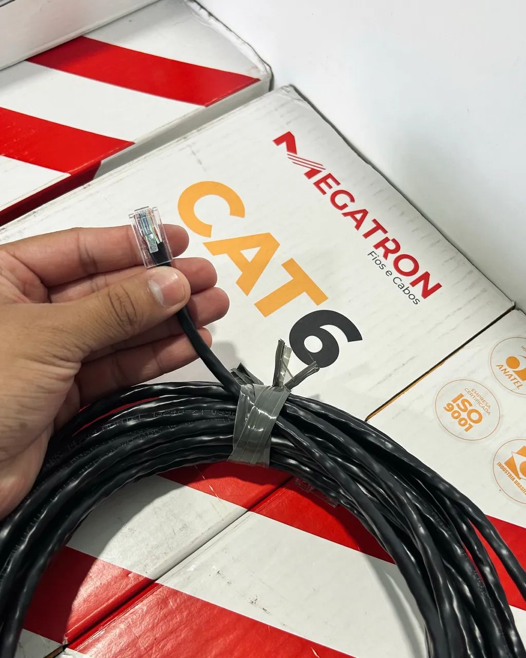 Cabo de Rede Internet 15 Metros CAT6 100% cobre -RJ45 