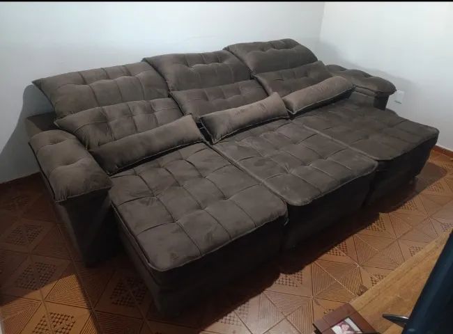 sofa Retratil reclinavel bariloche 2,90