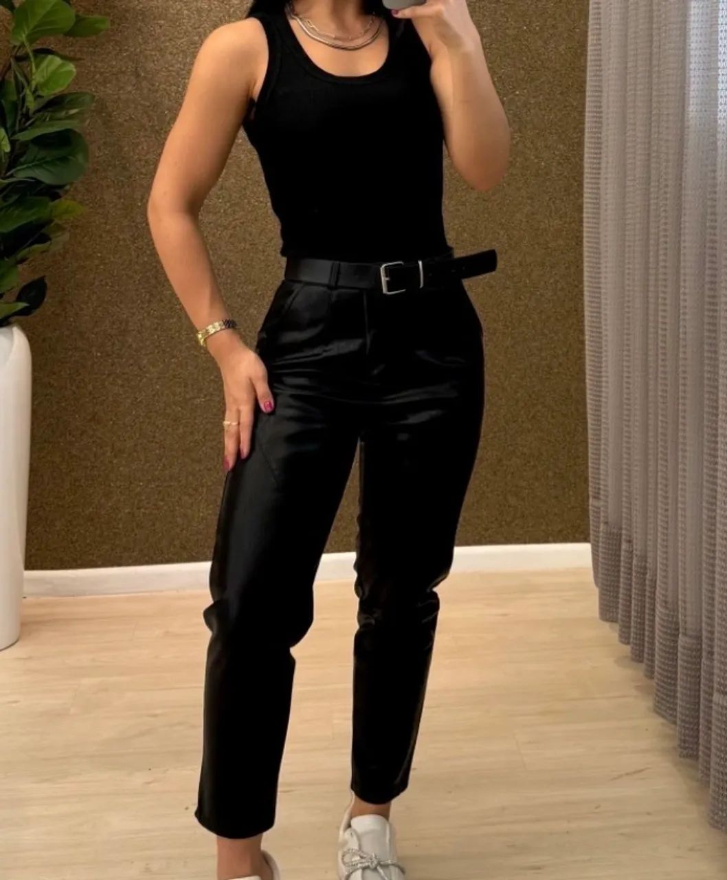 CALÇA COURO - Foto 4