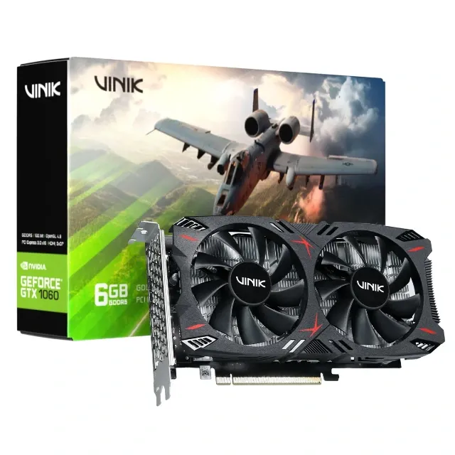 NVIDIA GeForce GTX 1060 2ファン PLACA DE VIDEO NVIDIA GEFORCE GTX 1060 6GB OC DDR5X 192 BITS DUAL
