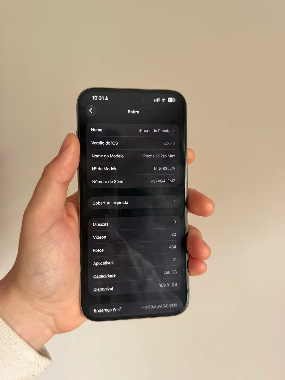 iPhone 15 Pro Max 256GB Titânio Celular - Foto 5