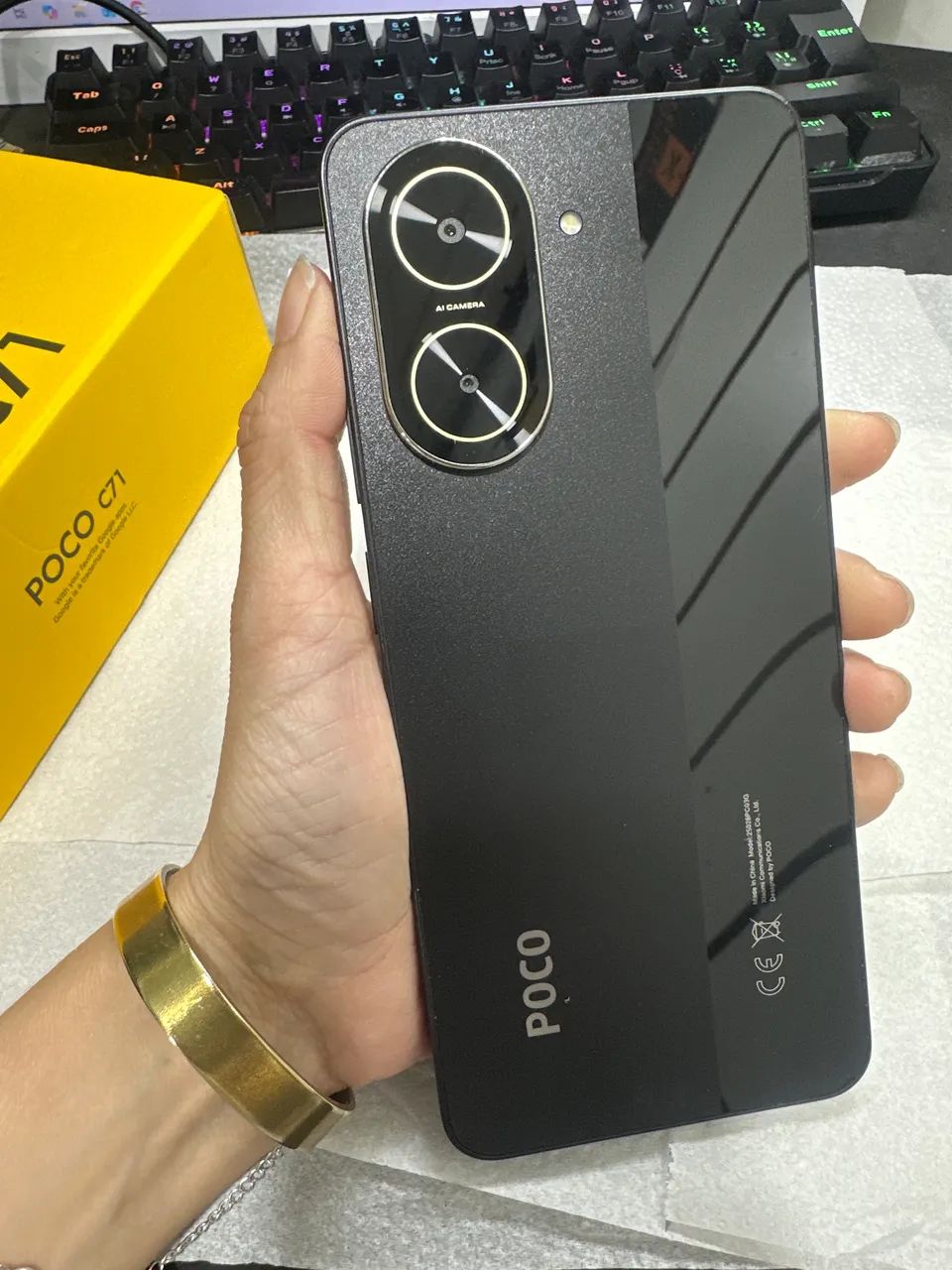 Celular Xiaomi Poco C71 Black 128GB