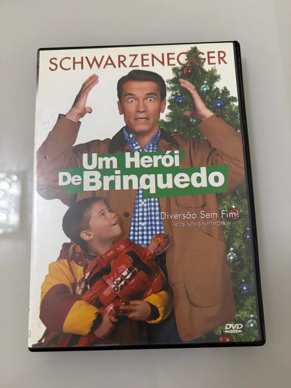 Dvd Original Um Herói de Brinquedo (1996, Arnold Schwarzenegger