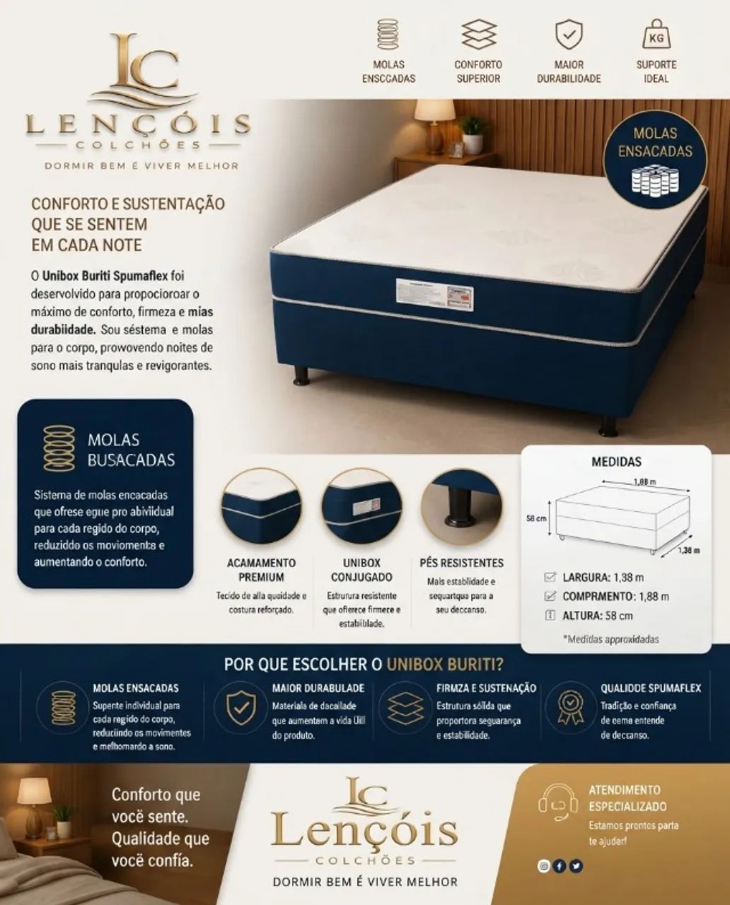 SUPER OFERTAS EM CAMA BOX ? APROVEITE! - Foto 3