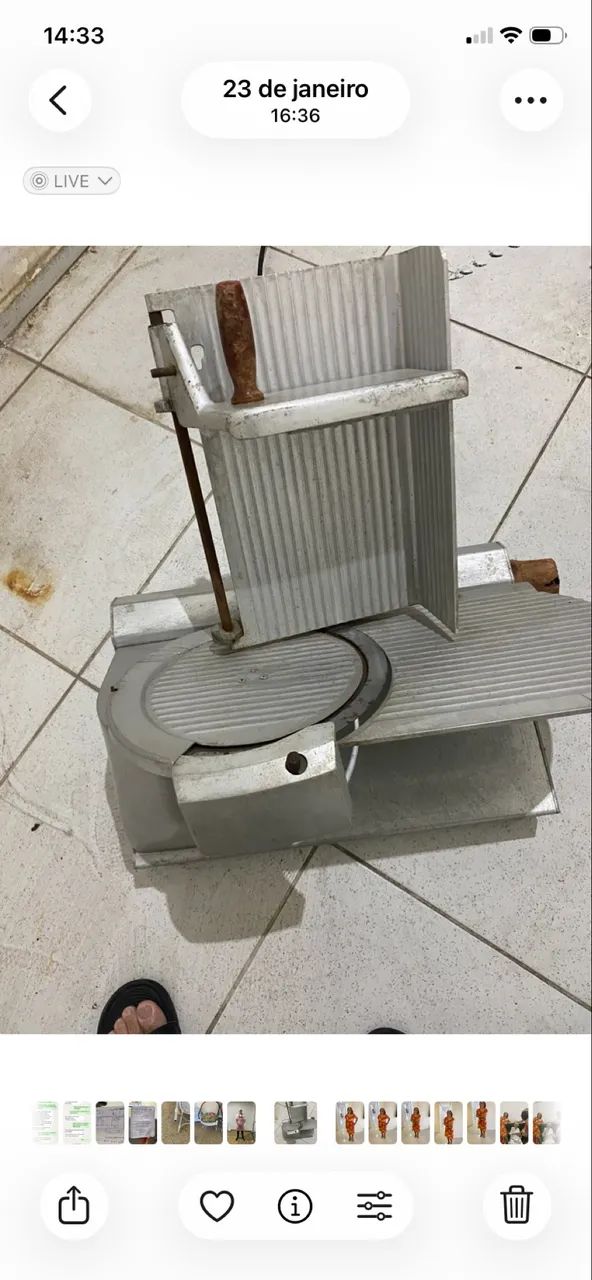 Vende Fatiador em alumínio manual 
