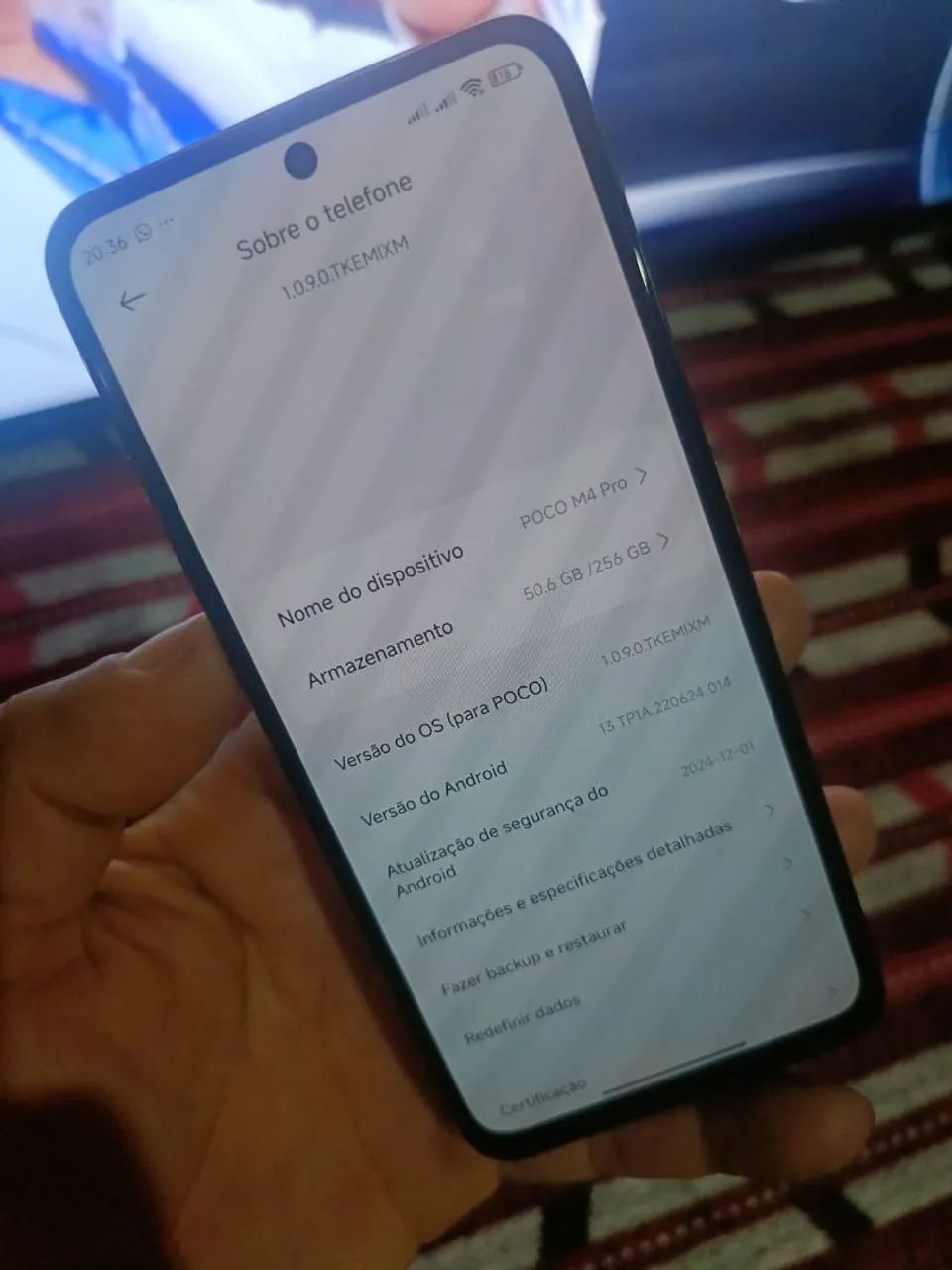 Vendo celular poco M4 pro 256 GB 12 de ram  - Foto 5