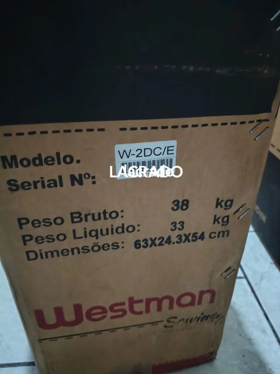 Máquina de costura industrial reta W-2DC/E nova - Foto 3