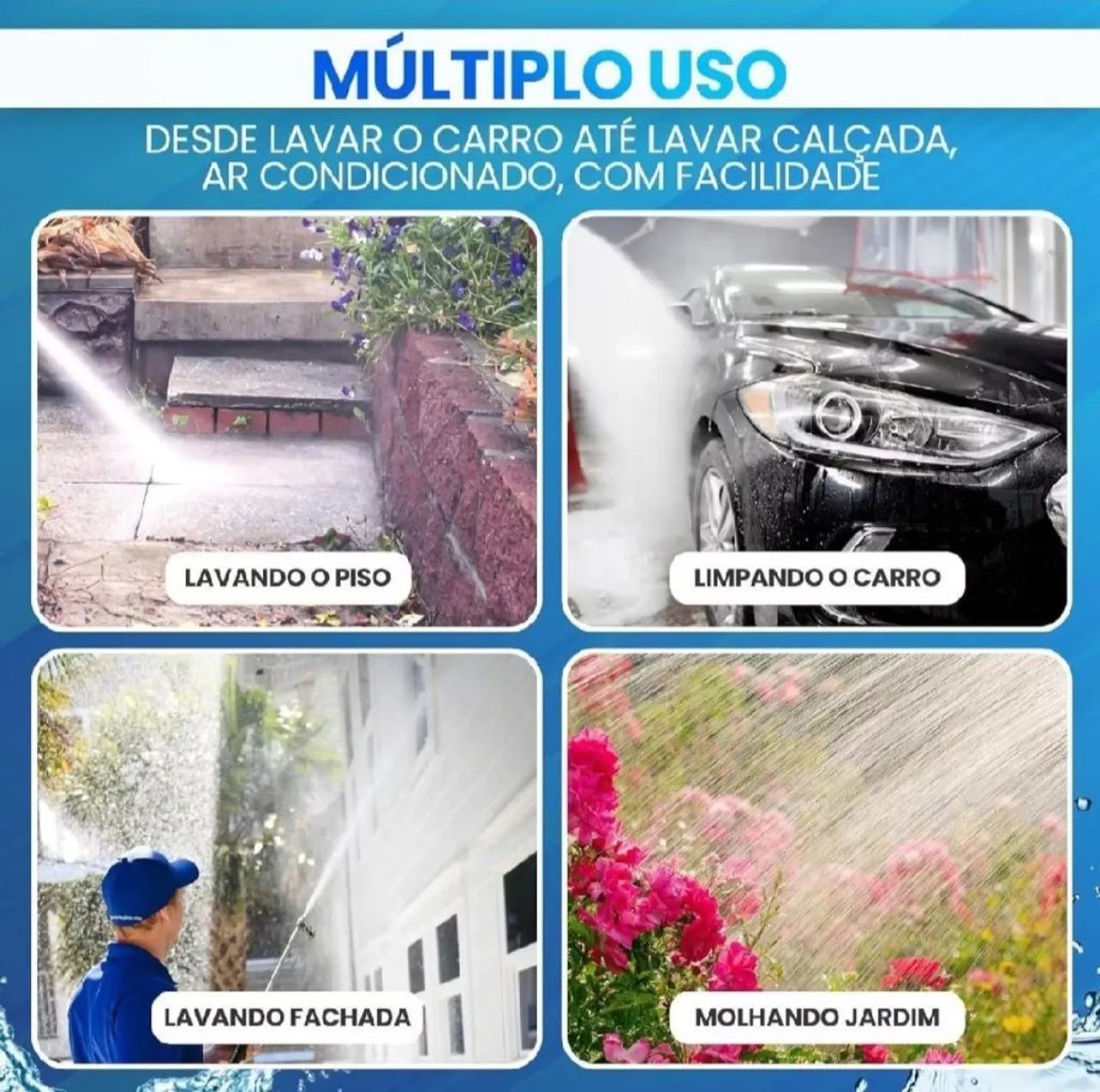 Kit lavadora de alta pressão nova! - Foto 4