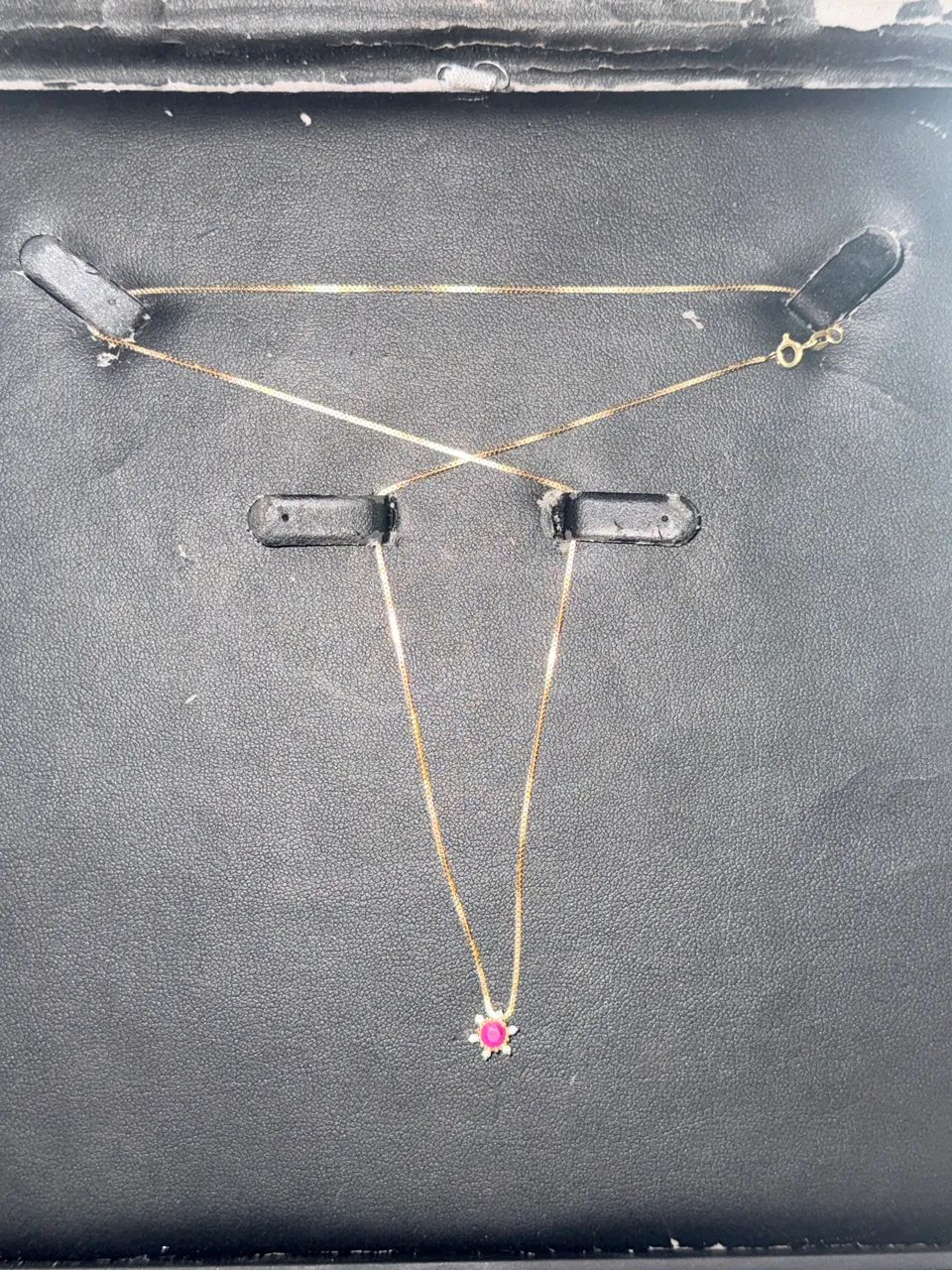 Colar Vivara Dengosa Ouro 18k com Rubi e Diamantes - Foto 2