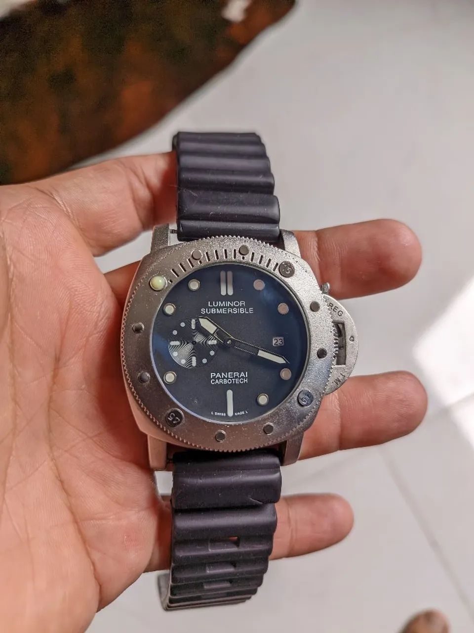 Relógio panerai quartz 1 linha - Foto 4