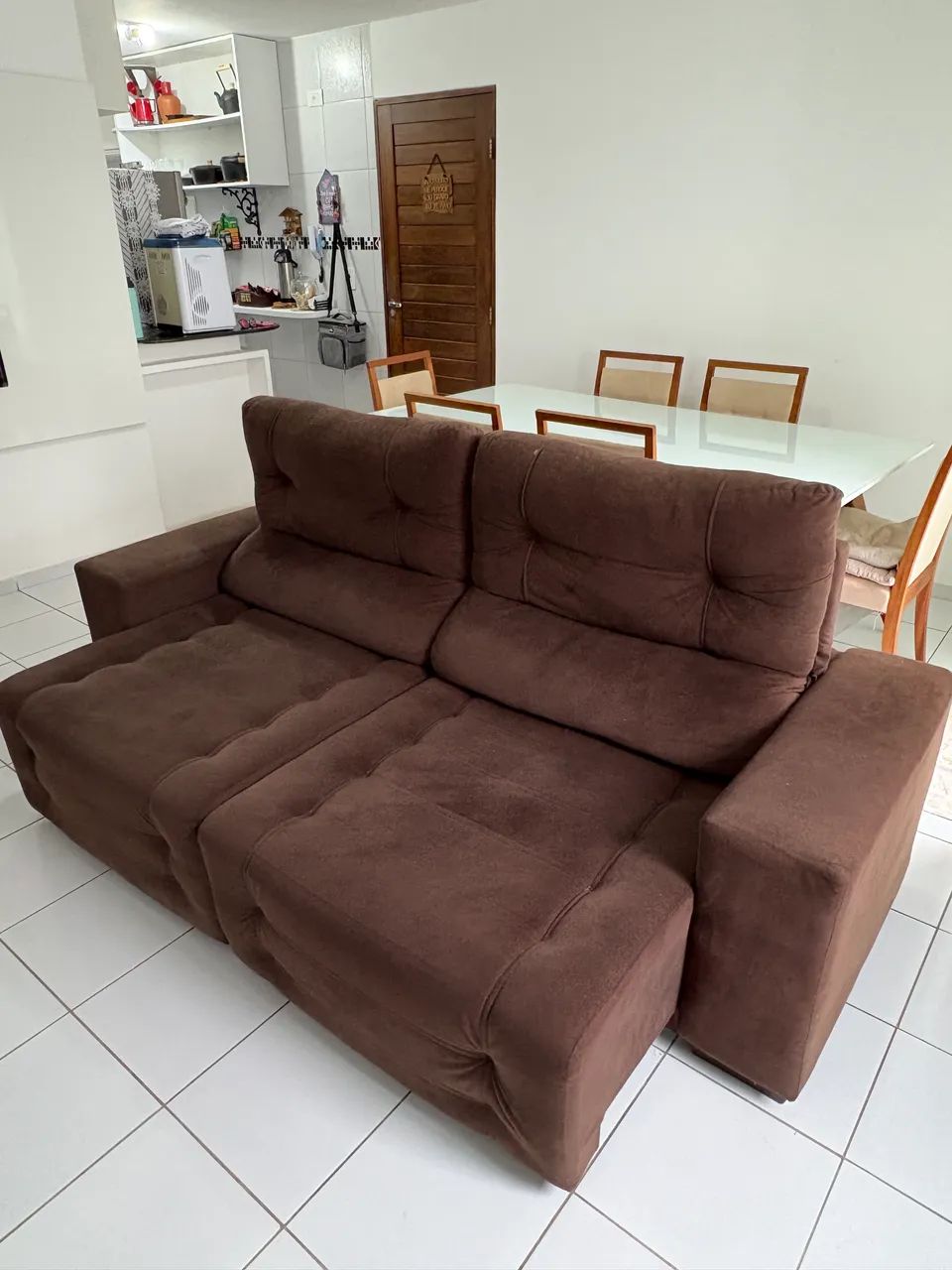 Sofá retrátil e reclinável 2 lugares - Sofisticação e Conforto  - Foto 2