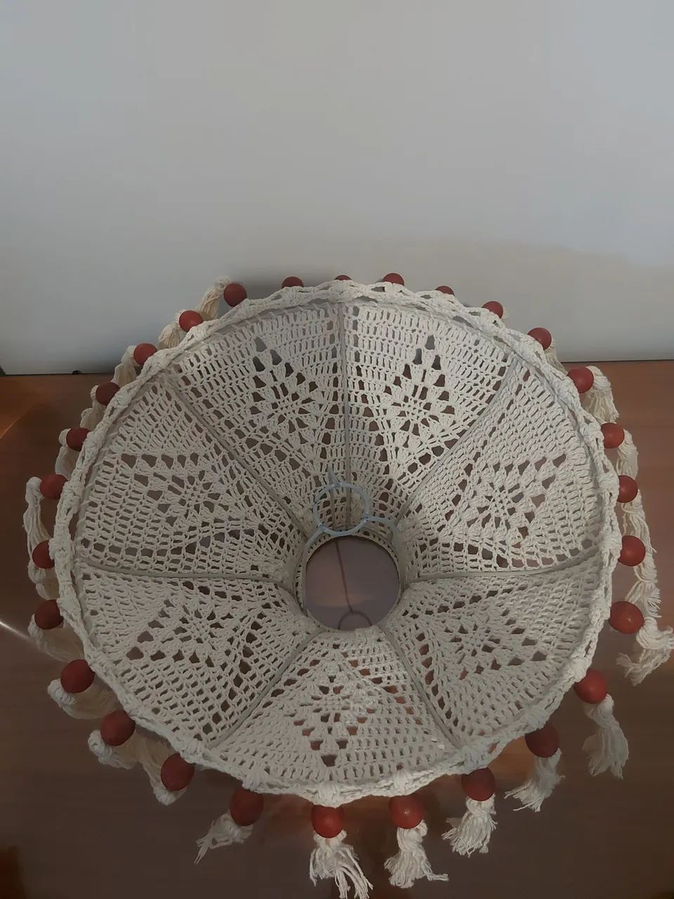 Abajur em crochê - Foto 5
