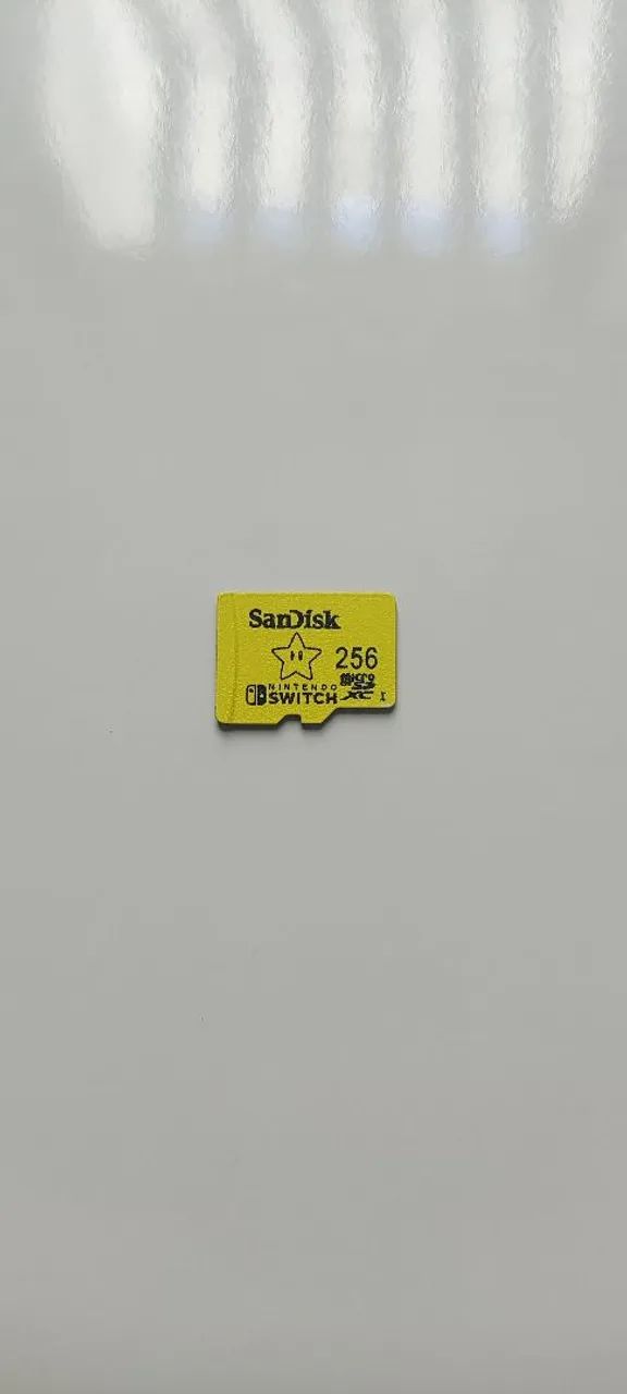 Cartão de memória 256GB da Nintendo ORIGINAL 