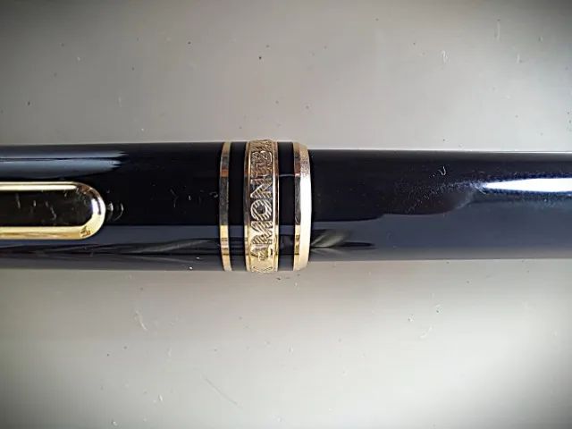Caneta esferográfica Mont. Blanc original , carga nova, novíssima !! - Foto 3